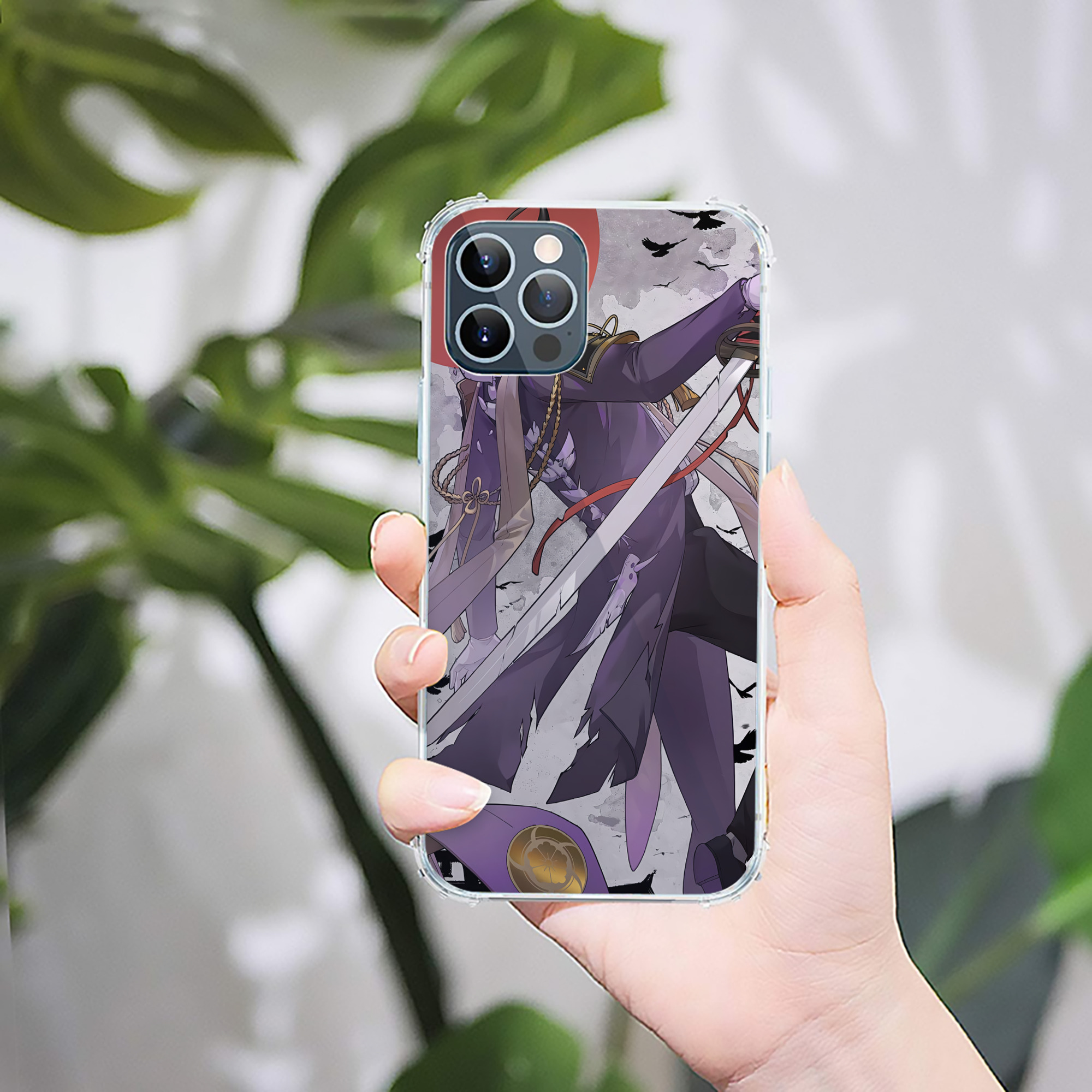 （画像用） 刀剣乱舞 Touken Ranbu 【iPhone 12シリーズ対応】透明スマホケース（クリアソフトケース）